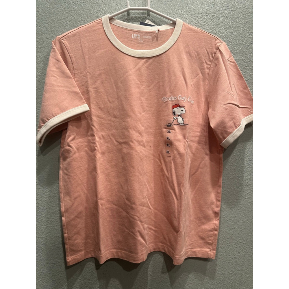 birdies only club pink Uniqlo UT women tee 241- 471135 - Picture 2 of 5